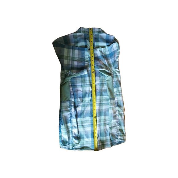 Magellan Outdoors Fishing Shirt Moisture Wicking Large Dad Lawn Camo Button Down - Picture 6 of 8